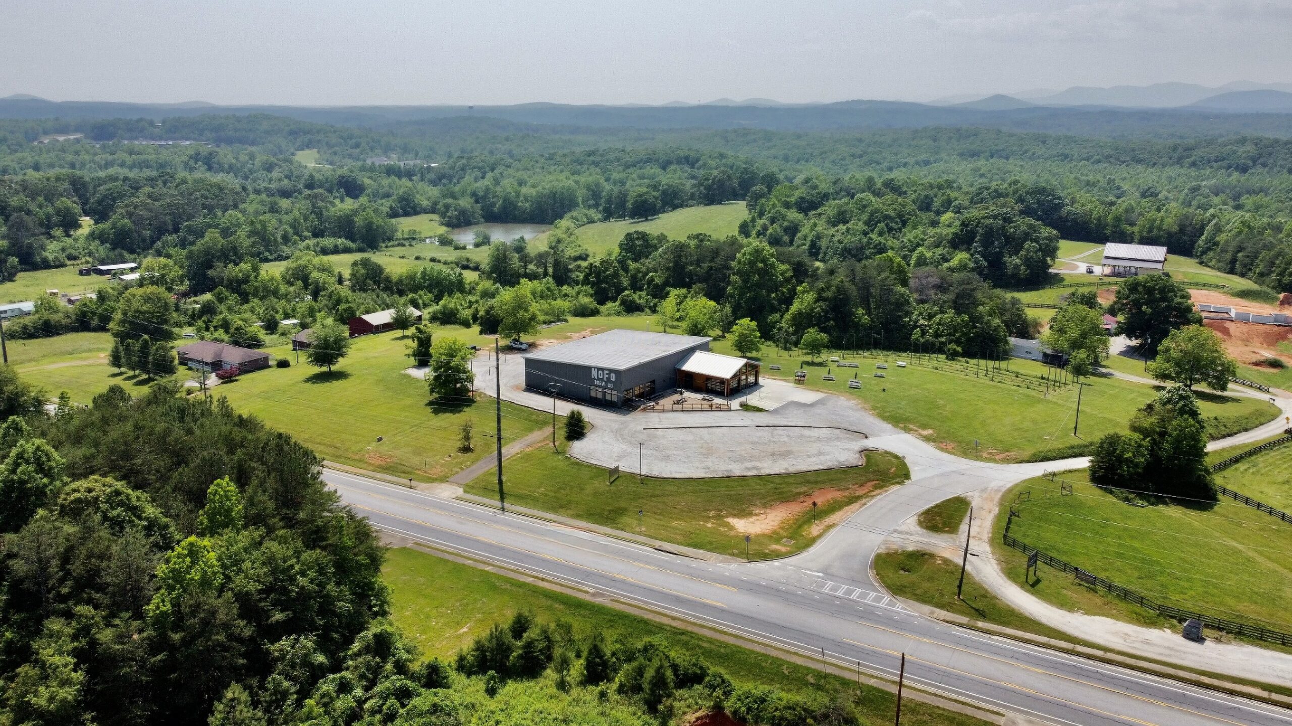 Aerial view of NoFo Cleveland