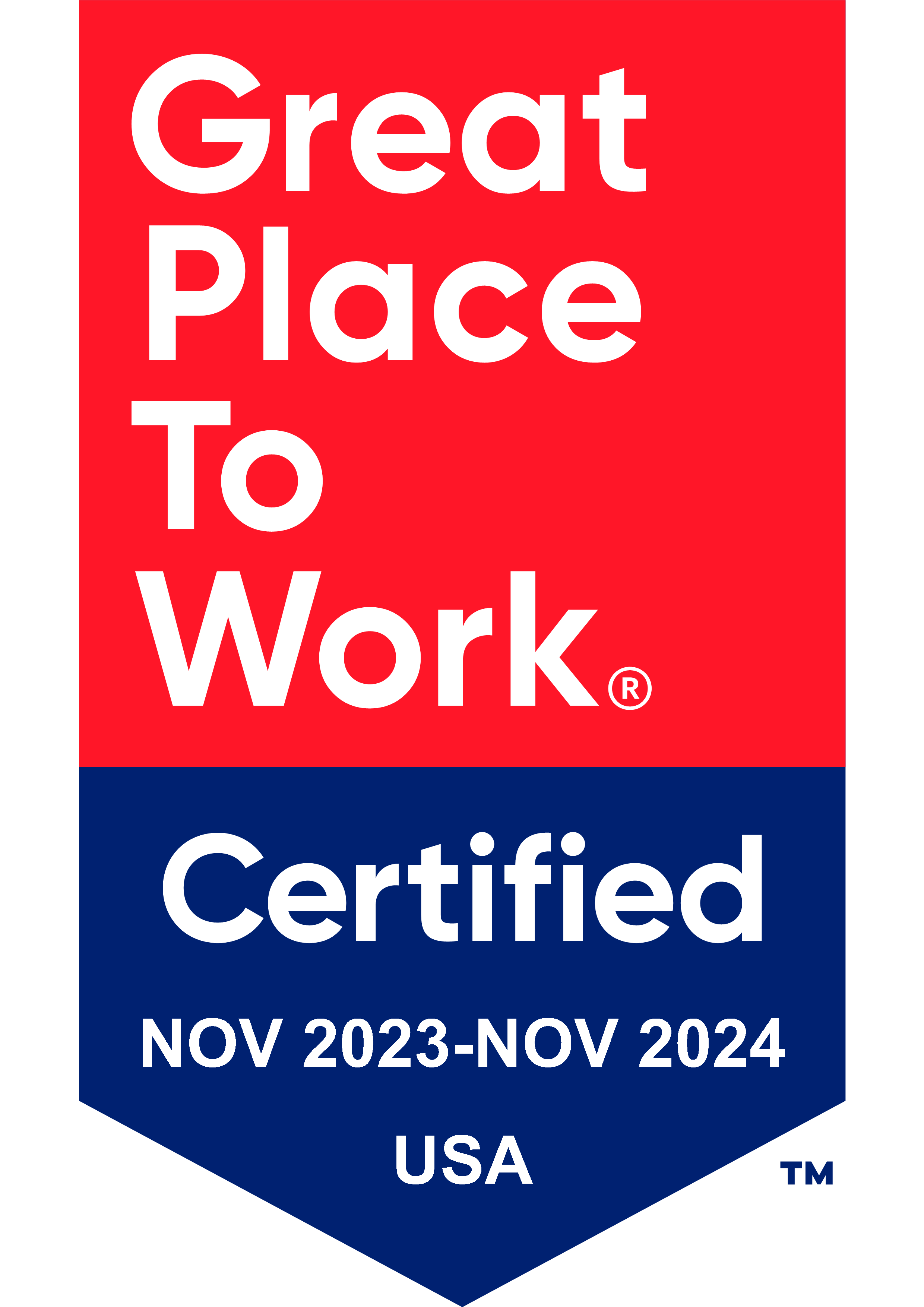 great place to work badge